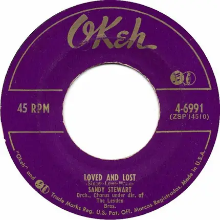 Sandy Stewart - Loved And Lost