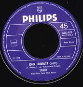 7inch Vinyl Single - Sandy - I'm So In Love With John Travolta / John Travolta