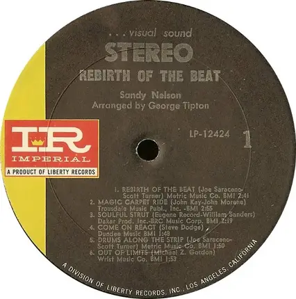 Sandy Nelson - Rebirth of the Beat