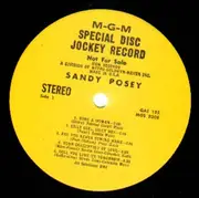 LP - Sandy Posey - Sandy Posey - PROMO COPY