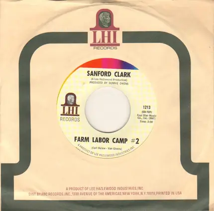 Sanford Clark - Farm Labor Camp #2 / Love Me Till Then