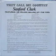 LP - Sanford Clark - They Call Me Country - Still sealed, blue vinyl