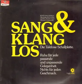 Sang & Klanglos - Die Taktlose Schallplatte