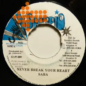 Saba Tooth - Never Break Your Heart