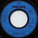 7inch Vinyl Single - Sabrina Lory - Plus Rien Ne Va (I Will Survive) / Oh Nuit - No Cover