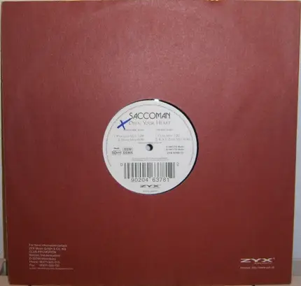 Saccoman - Open Your Heart
