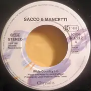 7inch Vinyl Single - Sacco & Mancetti - Wide Country