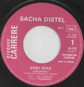 7inch Vinyl Single - Sacha Distel - Baby Star