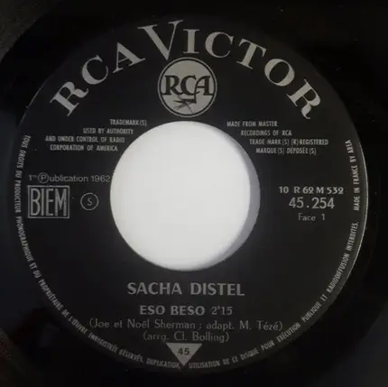Sacha Distel - Eso Beso / Viens Danser La Bossa Nova (Ting-Toung)