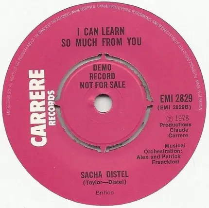 Sacha Distel - For Your Love