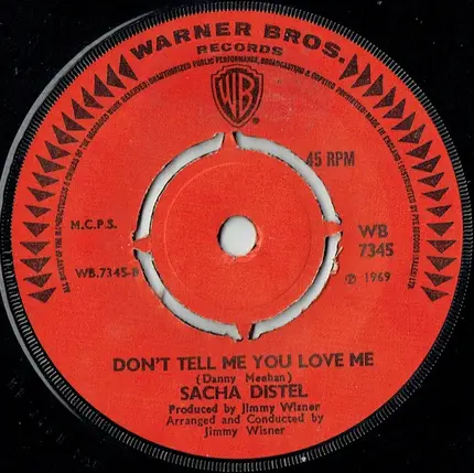 Sacha Distel - Rain Drops Keep Fallin' On My Head