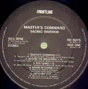 LP - Sacred Warrior - Master's Command - RARE METAL