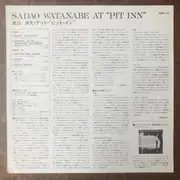 LP - Sadao Watanabe - At Pit Inn - Promo