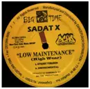 12inch Vinyl Single - Sadat X - Low Maintenance (High Wear) / X Man
