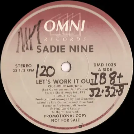 Sadie Nine - Let's Work It Out