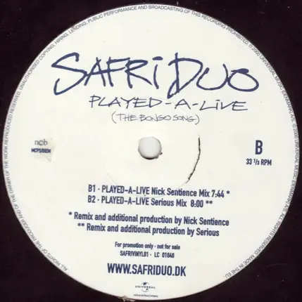 Safri Duo - Played-A-Live (The Bongo Song)