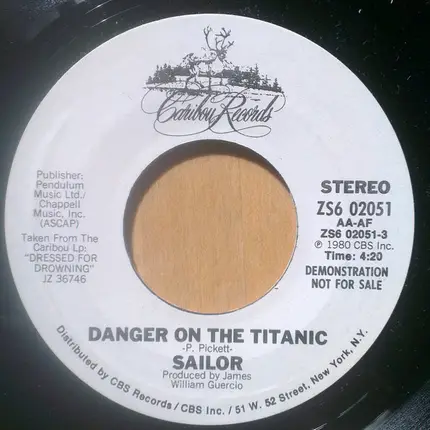 Sailor - Danger On The Titanic