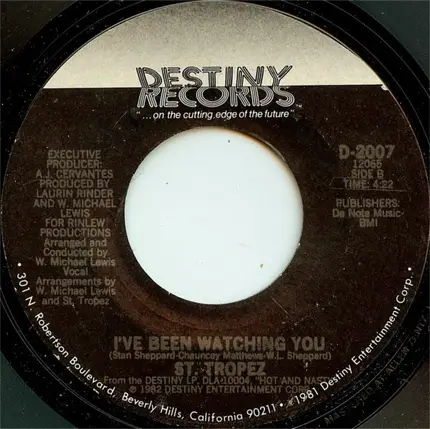 Saint Tropez - I Want To Do Something Freaky To You / I've Been Watching You