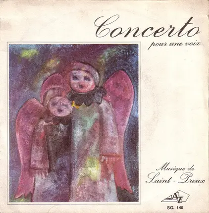 Saint-Preux - Concerto Pour Une Voix