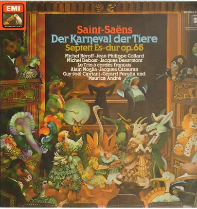 Saint-Saens/ M. André, J.P.-Collard, A. Moglia,M. Debost a.o. - Septett Es-dur op. 65