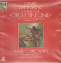 LP - Saint Saens - Orgel-Sinfonie,, Marie-Claire Alain, Orch de lORTF, Martinon - Club-Sonderauflage