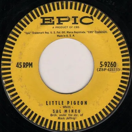 Sal Mineo - Cuttin' In / Little Pigeon