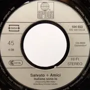 7inch Vinyl Single - Salvato & Amici - Italiano Sono Io