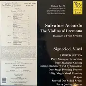 Salvatore Accardo - The Violins Of Cremona (Homage To Fritz Kreisler)