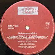 LP - Salzburger Kinderchor - Weihnachten Daheim (Die Schönsten Weihnachtslieder)