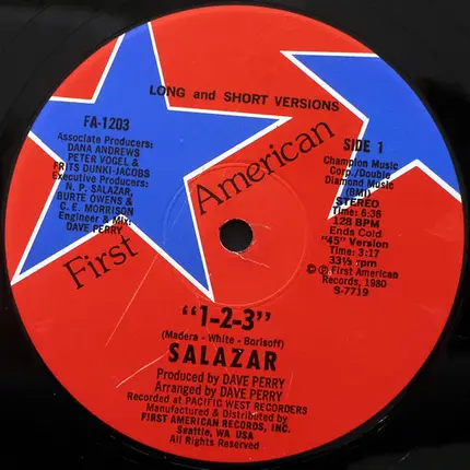 Salazar - 1-2-3 / Let's Hang On