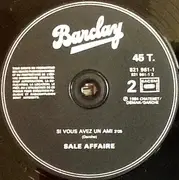 12inch Vinyl Single - Sale Affaire - Hey Max, Pas De Panique