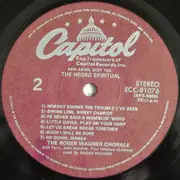 LP - Salli Terri & The Roger Wagner Chorale - The Negro Spiritual - + INSERT