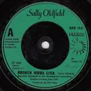 7'' - Sally Oldfield - Broken Mona Lisa - silver labels
