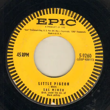 Sal Mineo - Little Pigeon / Cuttin' In