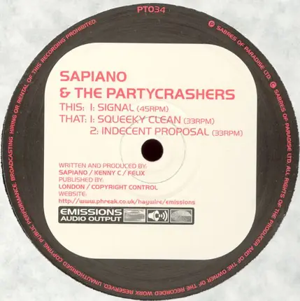 Sapiano And The Partycrashers - Signal