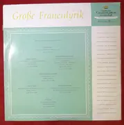 LP - Sappho / Labé / Droste-Hülshoff / Desbordes-Valmore a.o. - Große Frauenlyrik - Gatefold with attached booklet