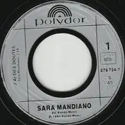 7inch Vinyl Single - Sara Mandiano - J'ai Des Doutes