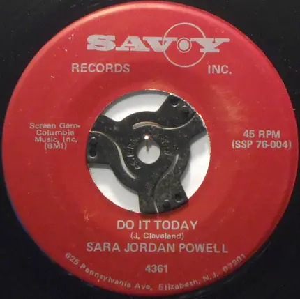 Sara Jordan Powell - God Bless America / Do It Today