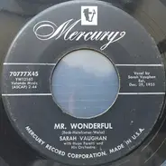 Sarah Vaughan With The Hugo Peretti Orchestra - Mr. Wonderful