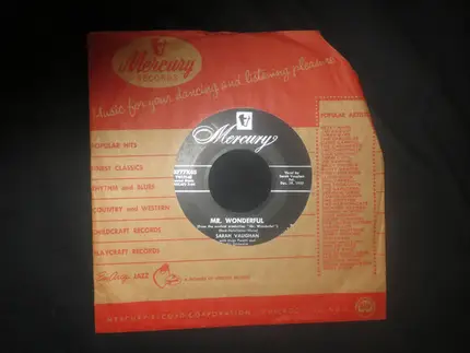 Sarah Vaughan , The Hugo Peretti Orchestra - Mr. Wonderful