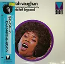 LP - Sarah Vaughan and Michel Legrand - Orchestra Arranged And Conducted By Michel Legrand - OBI + Insert