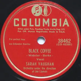 Sarah Vaughan - Black Coffee / As You Desire Me