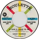7inch Vinyl Single - Sarah Vaughan - Great Day / If Love Is Good To Me