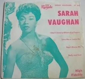 Sarah Vaughan - I Don't Stand A Ghost Of A Chance