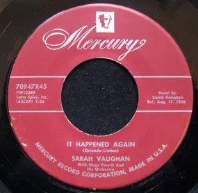 Sarah Vaughan - It Happened Again / I Wanna Play House