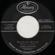 Sarah Vaughan - Please Mr. Brown / Band Of Angels