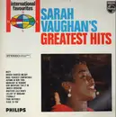 LP - Sarah Vaughan - Sarah Vaughan's Greatest Hits