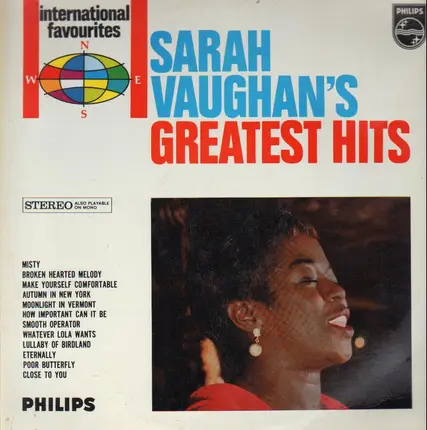 Sarah Vaughan - Sarah Vaughan's Greatest Hits