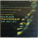 7inch Vinyl Single - Sarah Vaughan - Spring Will Be A Little Late This Year