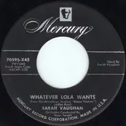 Sarah Vaughan - Whatever Lola Wants / Oh Yeah